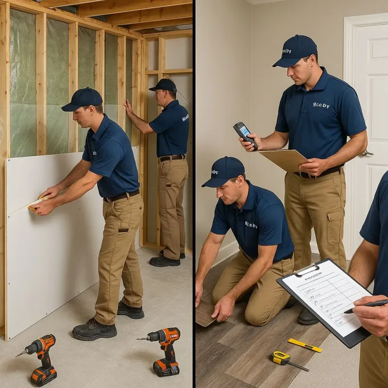 Repairs and Reconstruction process in Enfield, CT